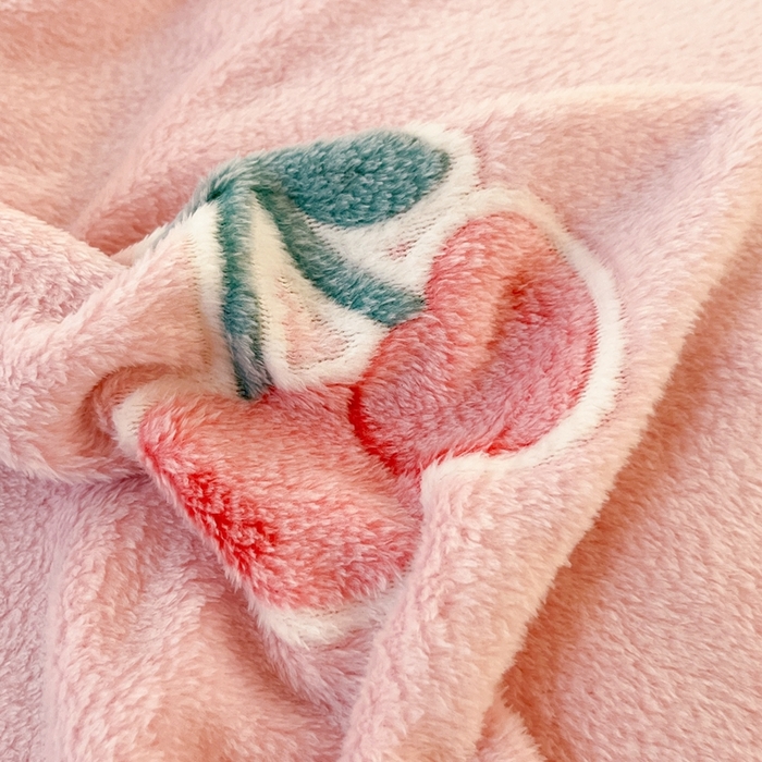 91家纺网 家纺一手货源 找家纺 川悦生活 2024新款高克重双面雪花绒毛毯 毛毯桃心爱语