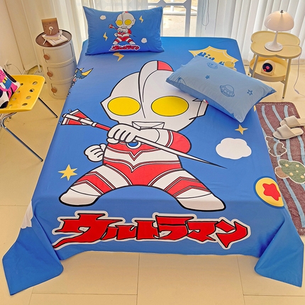 名兮家居 2024新款大版经典奥特曼-三丽鸥全棉床单 【含防伪标】 正义使者
