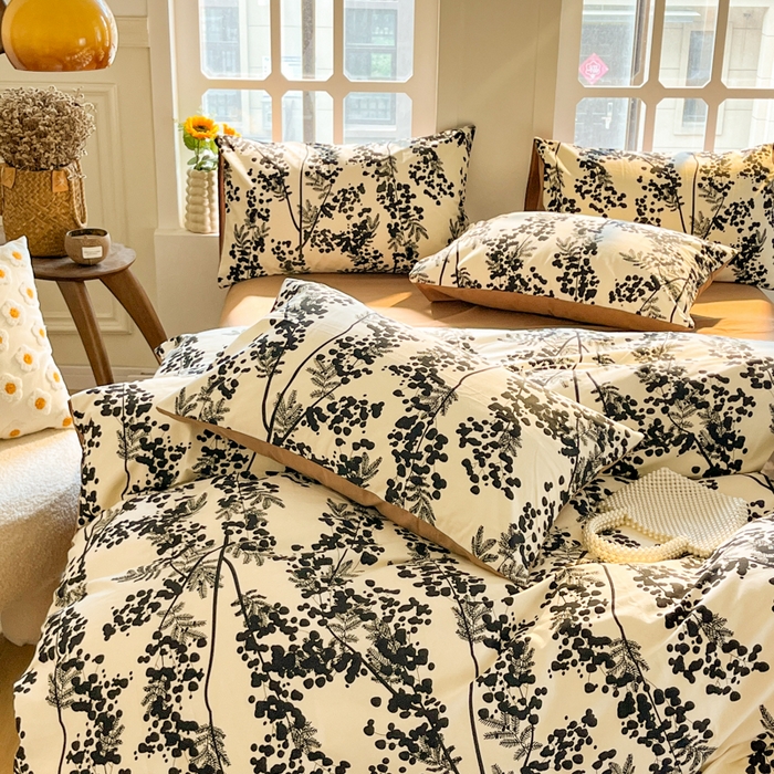 91家纺网 家纺一手货源 找家纺 （总）千朵 2024新款全棉磨毛四件套