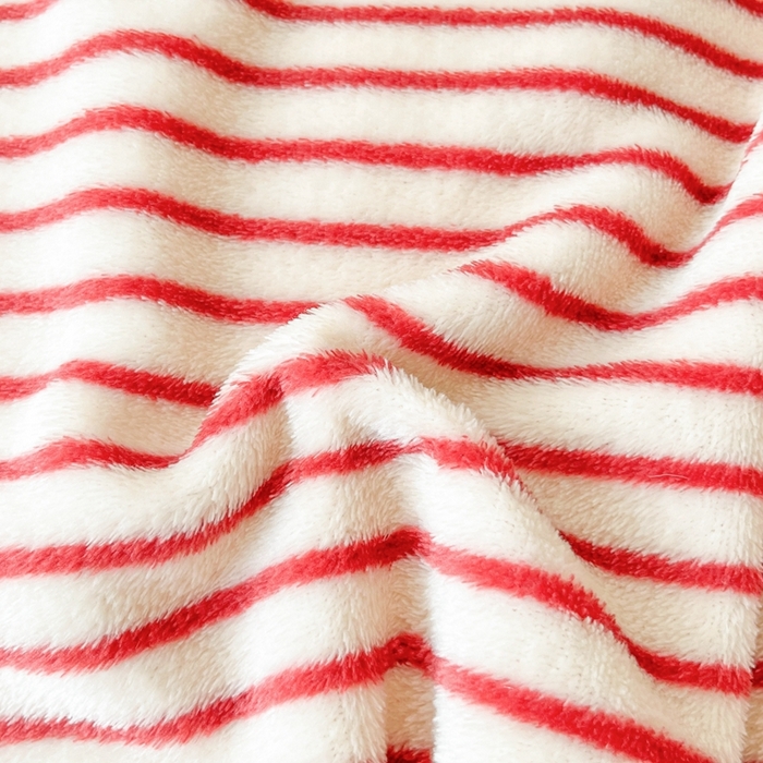 91家纺网 家纺一手货源 找家纺 川悦生活 2024新款高克重双面雪花绒毛毯 毛毯秋语-红豆