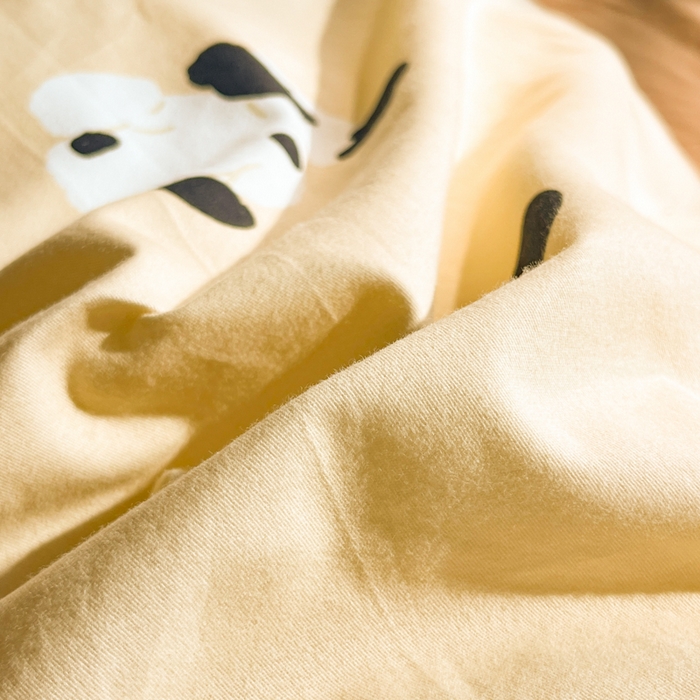 91家纺网 家纺一手货源 找家纺 千朵 2024新款全棉磨毛四件套 遇见