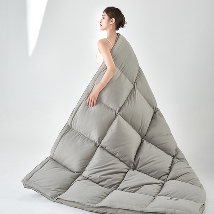 91家纺网 家纺一手货源 找家纺 （总）2024新款防羽布全棉双层羽毛片绒丝凌空床垫