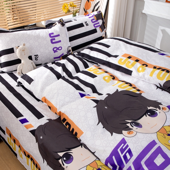 91家纺网 家纺一手货源 找家纺 乐居坊 2024新款亲肤棉美棉芦荟棉四件套新花型（8月）  JJ 20