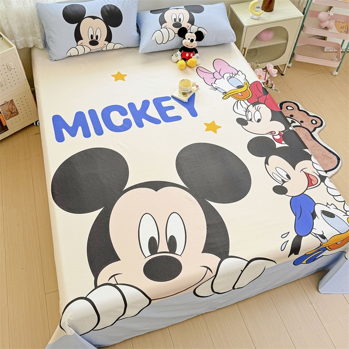 91家纺网 家纺一手货源 找家纺 名兮家居 2024新款大版经典奥特曼-三丽鸥全棉床单 【含防伪标】 叠叠乐