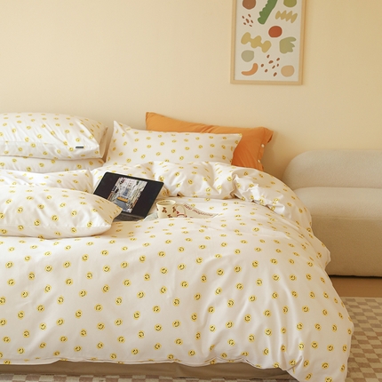 91家纺网 家纺一手货源 找家纺 （总）薏思家纺 2025新款全棉印花磨毛-单品被套