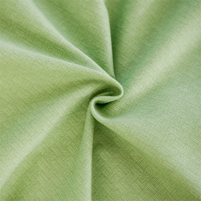 91家纺网 家纺一手货源 找家纺 宝时兰 2025新款加厚纯棉单被套生态磨毛全棉纯色双拼ab版被套单件 纯色-浅绿