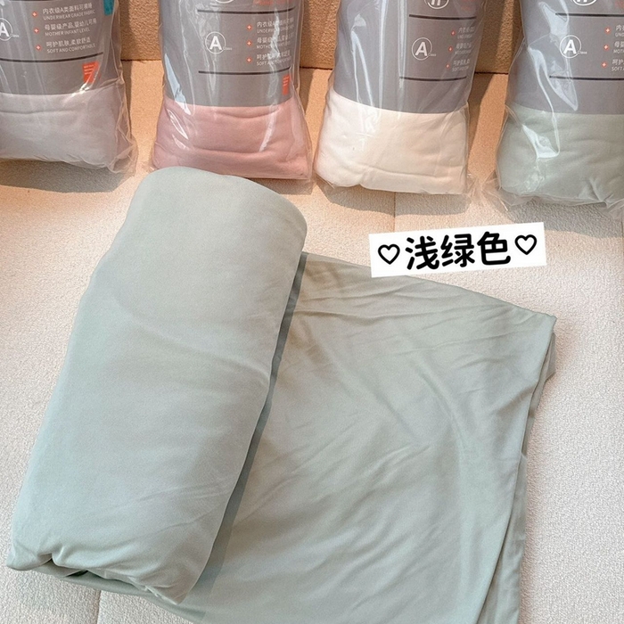 91家纺网 家纺一手货源 找家纺 兜米家居 2024新款云柔针织棉单床笠 浅绿色