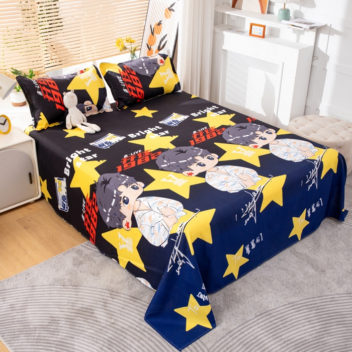 91家纺网 家纺一手货源 找家纺 乐居坊 2024新款亲肤棉美棉芦荟棉四件套新花型（8月）  北斗星