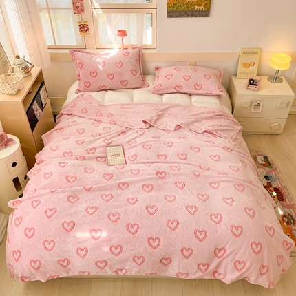 川悦生活 2024新款高克重双面雪花绒毛毯 毛毯冬日暖语