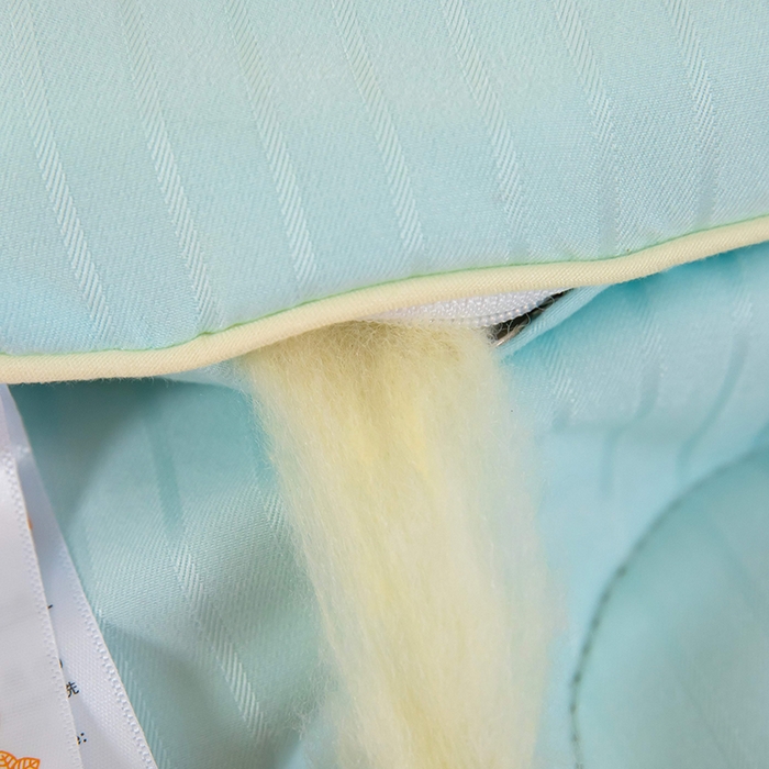 91家纺网 家纺一手货源 找家纺 森璐家纺 2024新款原棉提花大豆被 水绿