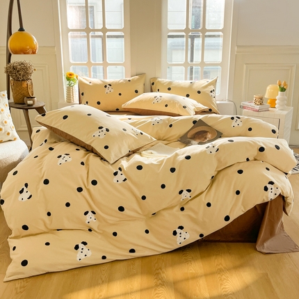 千朵 2024新款全棉磨毛四件套 遇见