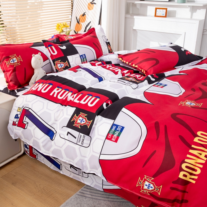 91家纺网 家纺一手货源 找家纺 乐居坊 2024新款亲肤棉美棉芦荟棉四件套新花型（8月）  追风少年