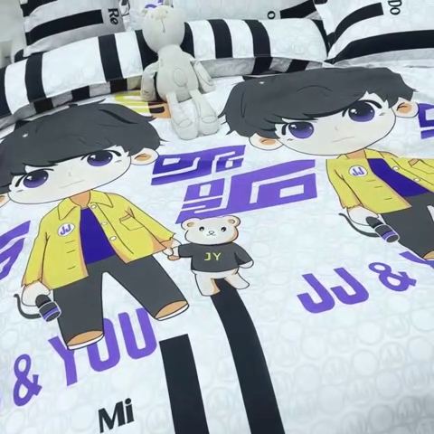 91家纺网 家纺一手货源 找家纺 乐居坊 2024新款亲肤棉美棉芦荟棉四件套新花型（8月）  JJ 20