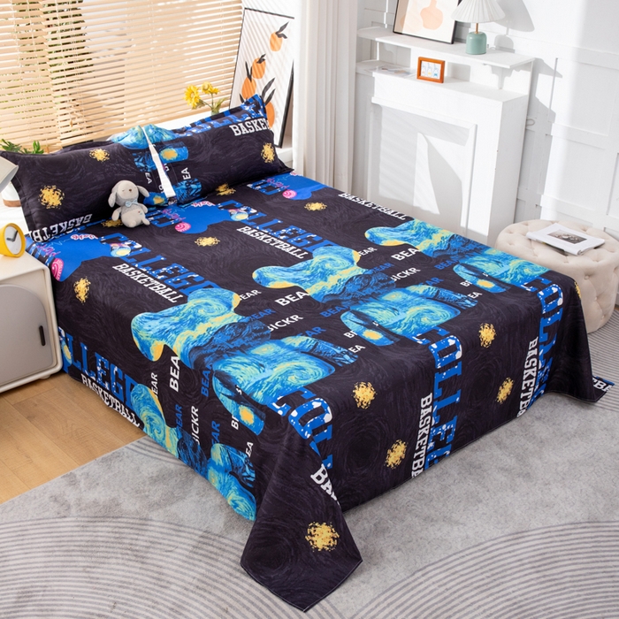 91家纺网 家纺一手货源 找家纺 乐居坊 2024新款亲肤棉美棉芦荟棉四件套新花型（8月）  魅力熊