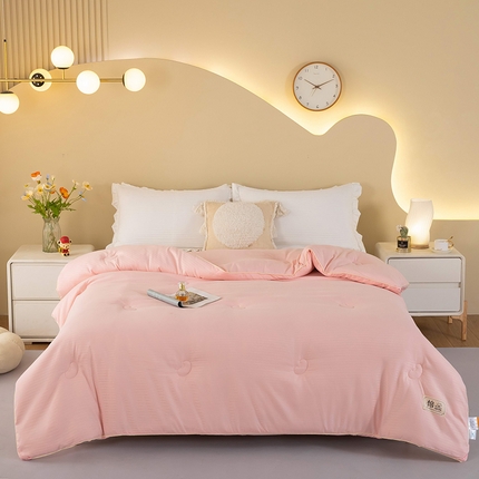 91家纺网 家纺一手货源 找家纺 森璐家纺 2024新款原棉提花大豆被