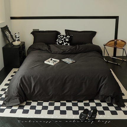 91家纺网 家纺一手货源 找家纺 （总）2024新款60支长绒棉提花四件套--漫时光系列（英文版）