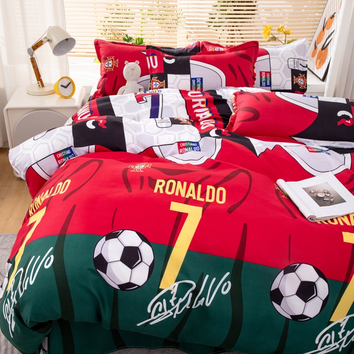 91家纺网 家纺一手货源 找家纺 乐居坊 2024新款亲肤棉美棉芦荟棉四件套新花型（8月）  追风少年