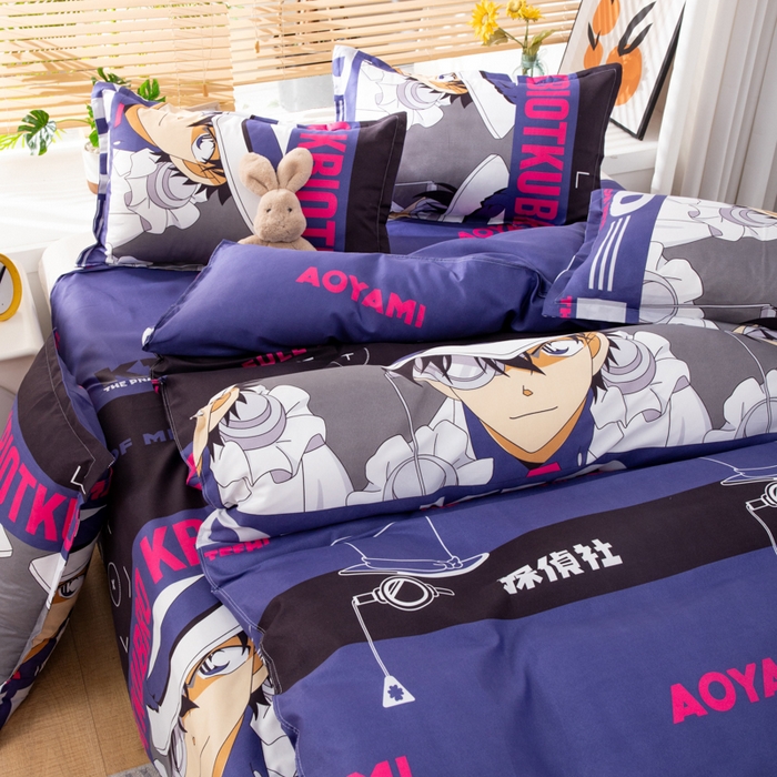 91家纺网 家纺一手货源 找家纺 乐居坊 2024新款亲肤棉美棉芦荟棉四件套新花型（8月）  魔术先生