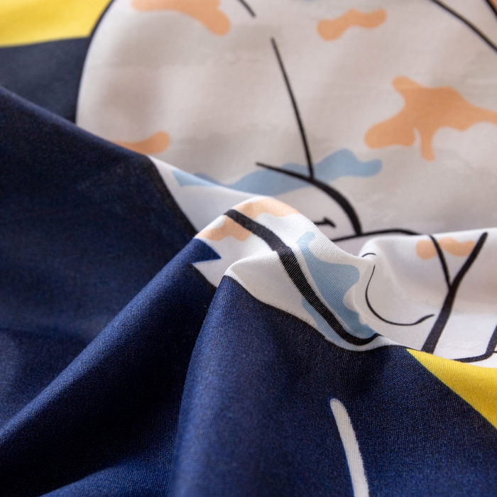 91家纺网 家纺一手货源 找家纺 乐居坊 2024新款亲肤棉美棉芦荟棉四件套学生宿舍床（8月）  北斗星