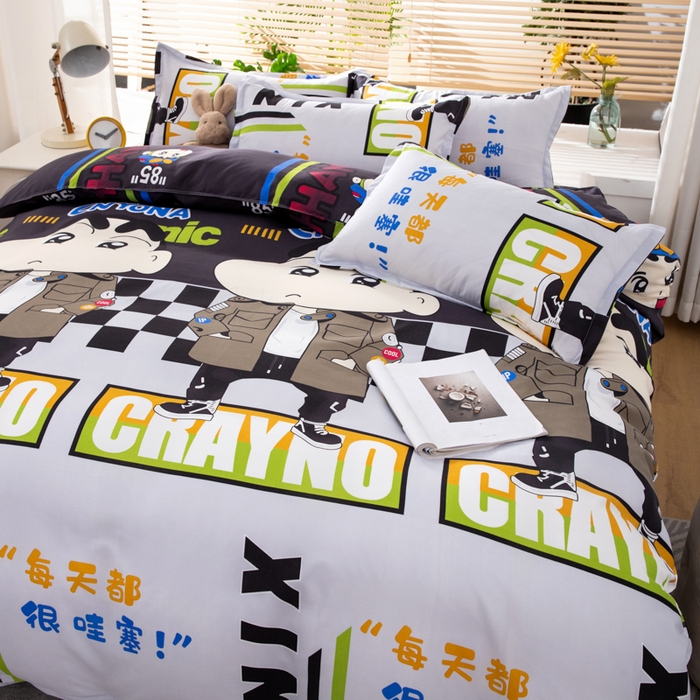 91家纺网 家纺一手货源 找家纺 乐居坊 2024新款亲肤棉美棉芦荟棉四件套新花型（8月）  哇塞小新