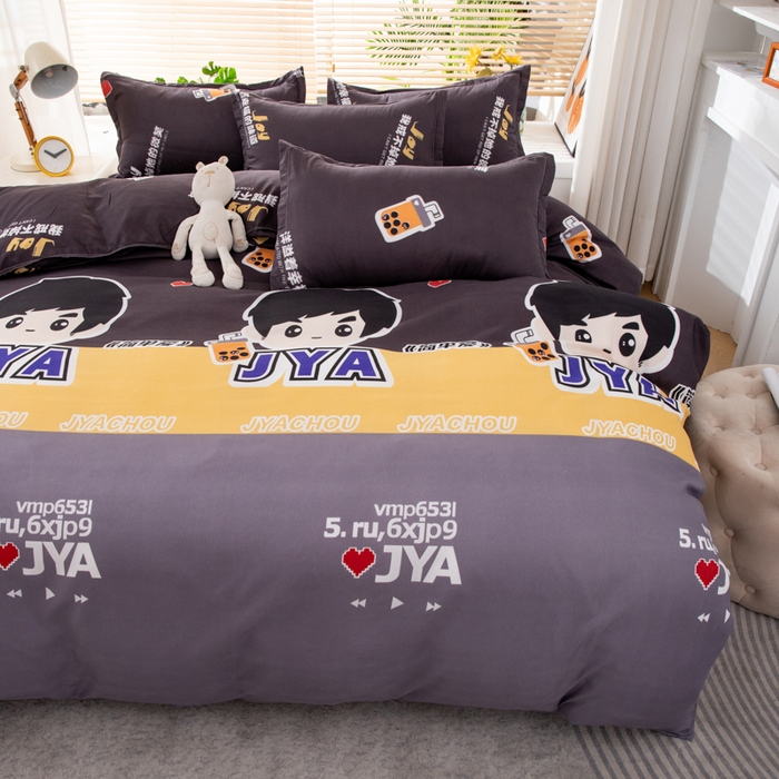 91家纺网 家纺一手货源 找家纺 乐居坊 2024新款亲肤棉美棉芦荟棉四件套新花型（8月）  奶茶天王