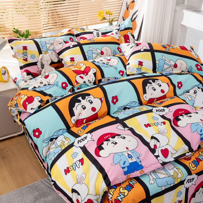 91家纺网 家纺一手货源 找家纺 乐居坊 2024新款亲肤棉美棉芦荟棉四件套新花型（8月）  哦买尬