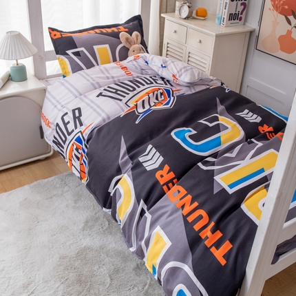 91家纺网 家纺一手货源 找家纺 （总）乐居坊 2024上下铺新款亲肤棉芦荟棉四件套美棉三件套（学生宿舍床) 