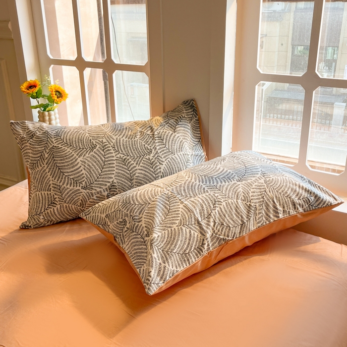 91家纺网 家纺一手货源 找家纺 千朵 2024新款全棉磨毛四件套 伊芙琳