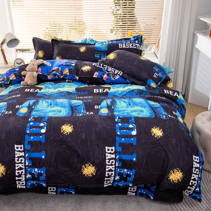 91家纺网 家纺一手货源 找家纺 乐居坊 2024新款亲肤棉美棉芦荟棉四件套新花型（8月）  魅力熊