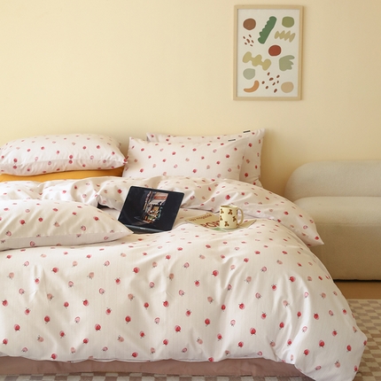 91家纺网 家纺一手货源 找家纺 （总）薏思家纺 2025新款全棉印花磨毛-单品被套