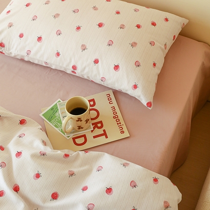 91家纺网 家纺一手货源 找家纺 （总）薏思家纺 2025新款全棉印花磨毛-单品枕套