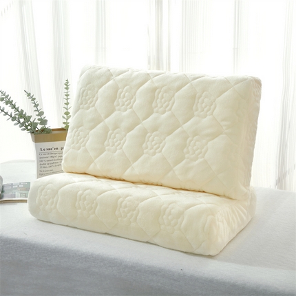 91家纺网 家纺一手货源 找家纺 （总）缦彩 2024新款冬季夹棉牛奶绒乳胶枕套隔油隔脏加厚加绒亲肤柔软枕芯套系列