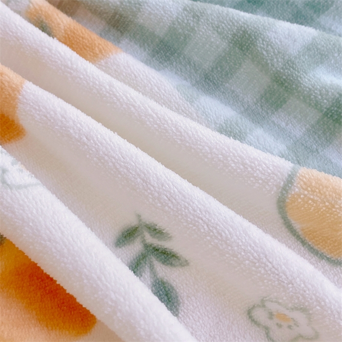 91家纺网 家纺一手货源 找家纺 凯儿家纺 2024新款A类牛奶绒印花枕套 香蜜甜橙