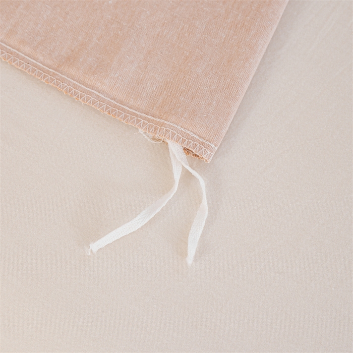 91家纺网 家纺一手货源 找家纺 宝时兰 2025新款加厚纯棉单被套生态磨毛全棉纯色双拼ab版被套单件 纯色-桔色