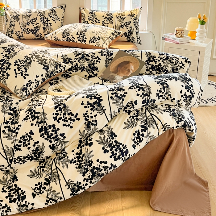 91家纺网 家纺一手货源 找家纺 （总）千朵 2024新款全棉磨毛四件套