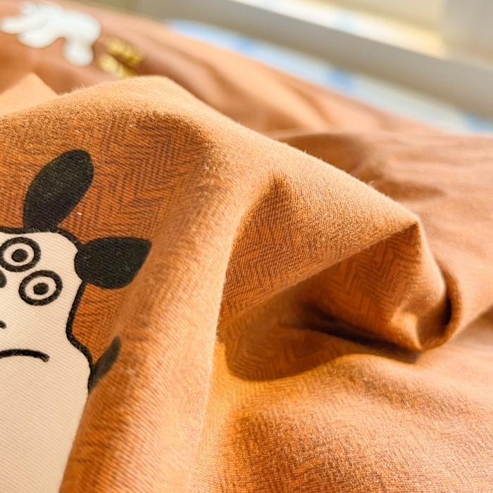 91家纺网 家纺一手货源 找家纺 千朵 2024新款全棉磨毛四件套 梵克