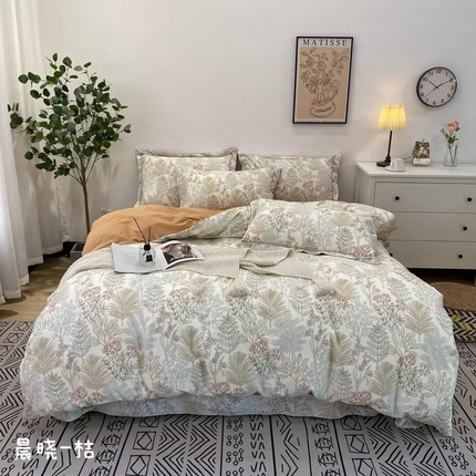 91家纺网 家纺一手货源 找家纺 （总）橙艺家居 2024新款秋冬超柔生态全棉磨毛四件套