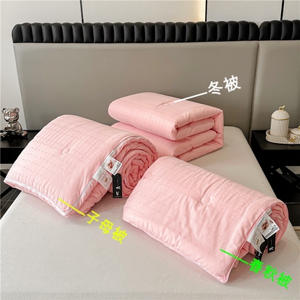 91家纺网 家纺一手货源 找家纺 [91家纺网精选] 60s贡缎提花大豆被大豆纤维被