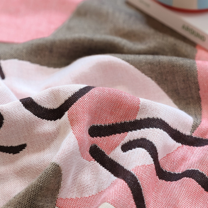 91家纺网 家纺一手货源 找家纺 （总）雯雨家纺 2024新款四层全棉纱布浴巾加大毛巾80*160cm