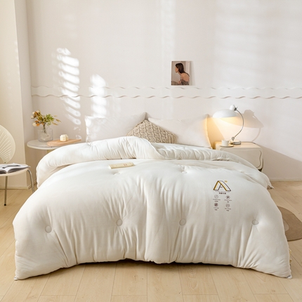 （总）寐居家纺 2024新款双层纱大豆抗菌被被子被芯