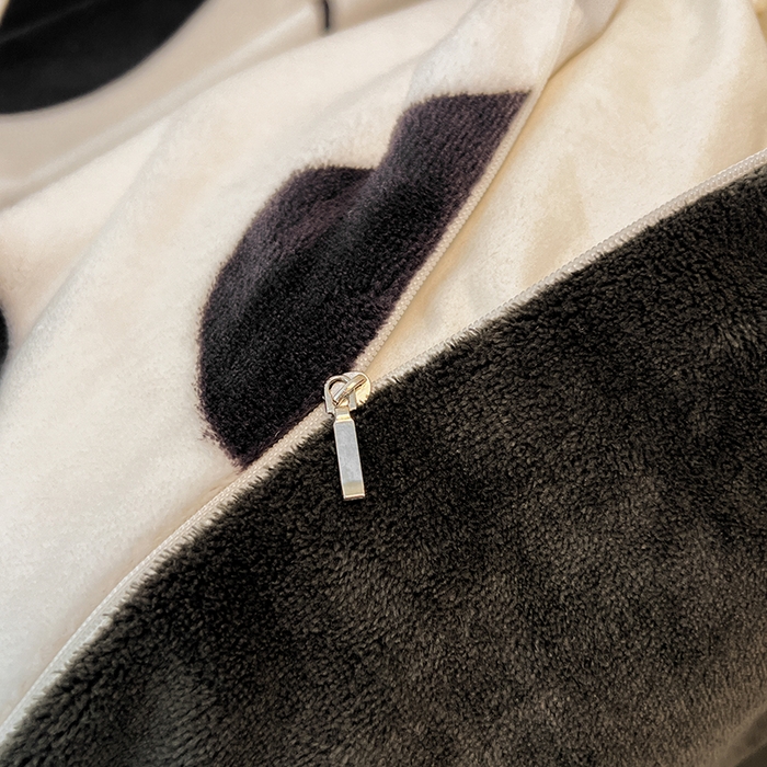 91家纺网 家纺一手货源 找家纺 2024新款A类高克重时尚风牛奶绒加厚保暖系列套件单品-四件套 大奶牛