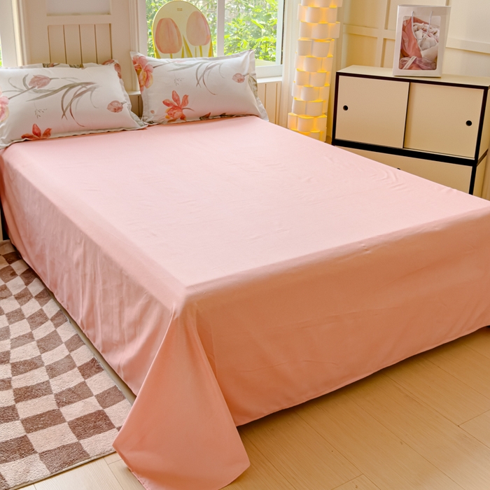 91家纺网 家纺一手货源 找家纺 佑佳家纺 2024新款140克磨毛印花植物羊绒单被套磨毛四件套 月下荷塘