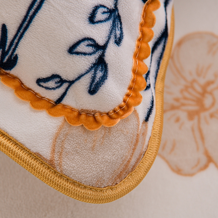 91家纺网 家纺一手货源 找家纺 赫本家纺  2025新品8-9斤爆品牛奶绒四件套床裙款金雕绒法莱绒四套件 浪漫生活