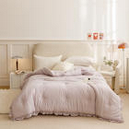 91家纺网 家纺一手货源 找家纺 （总）有货 2024新款棉花糖全棉水洗被冬被春秋被被子被芯