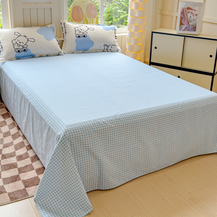 91家纺网 家纺一手货源 找家纺 佑佳家纺 2024新款140克磨毛印花植物羊绒单被套磨毛四件套 乐萌小宠