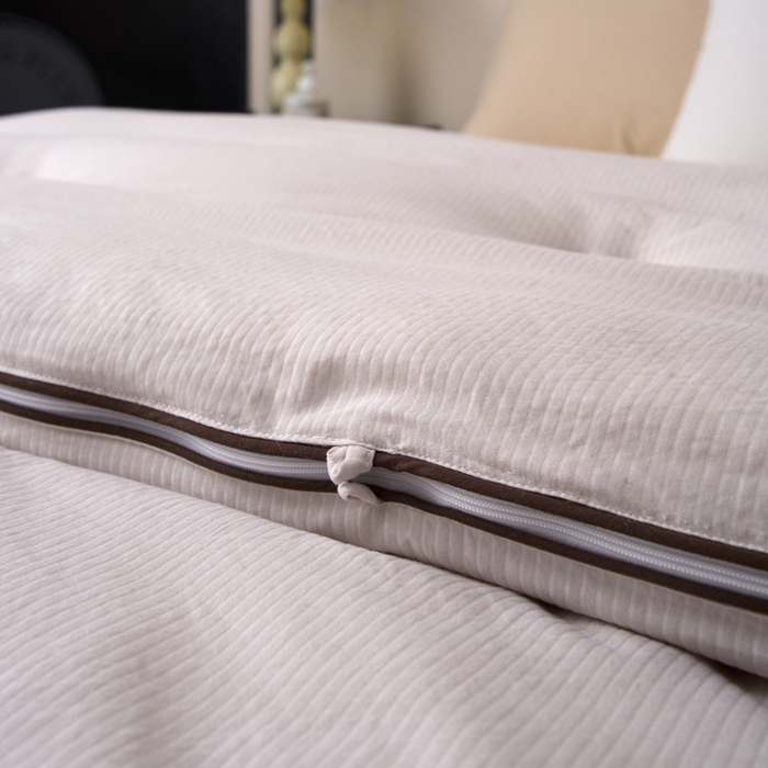 91家纺网 家纺一手货源 找家纺 维洋家纺 2025新款不染原棉大豆被-子母被 不染灰色