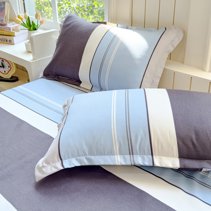 91家纺网 家纺一手货源 找家纺 佑佳家纺 2024新款140克磨毛印花植物羊绒单被套磨毛四件套 格兰