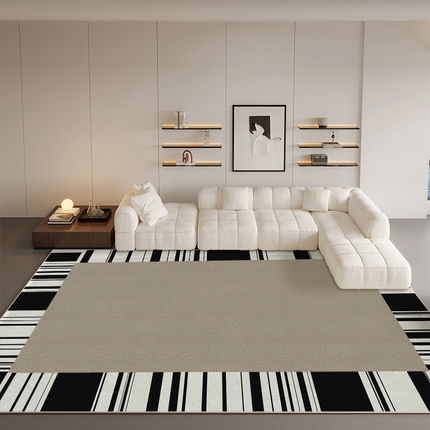 91家纺网 家纺一手货源 找家纺 （总）卡初家居（原微来） 2025秋冬新款希伯尼系列荷兰绒地毯系列