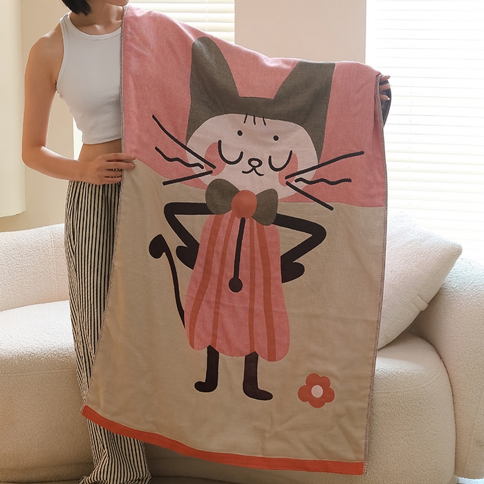 91家纺网 家纺一手货源 找家纺 （总）雯雨家纺 2024新款四层全棉纱布浴巾加大毛巾80*160cm