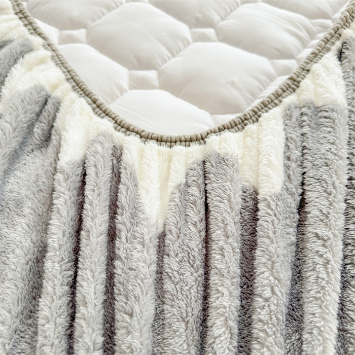 91家纺网 家纺一手货源 找家纺 雯豆家纺 2024冬款新品泰迪绒夹棉床笠三件套北极绒床垫保护套加厚保暖床笠 泰迪绒床笠-清风